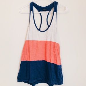 American Eagle Color Block Racerback Tank Top